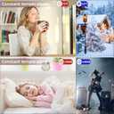 Under Door Draft Stopper,Door Sweep for Bottom of Doors,Adjustable Weather Stripping Door Seal,Soundproofing Gap Filler Bottom Exterior Interior Insulation Block Energy Saving (78",Transparent)