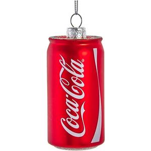 6 x Kurt S. Adler Coca-Cola Glass Coke Can Ornament