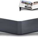 Sintuff Extra Large Pine Wood Open Book Display Stand 19.63" W x 12" D x 3.5" H, Open Bookstand Holder for Display and Reading Cookbooks, Art Books, Bibles, Magazines