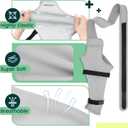 Dog Rear Leg Sleeve to Stop Licking, Hind Leg Protector for TPLO Recovery, ACL Surgery, Wounds or Skin Issues, Soft Breathable Cover for Large Medium Small Dogs (L-Left)