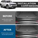 Rear Bumper Protector for VW Atlas 2018-2024 2025 2026,ABS Material Rear Bumper Guards for Volkswagen Atlas Accessories(No for Atlas Cross Sport Models)