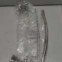 Delta 79710-SS Cassidy 18-in Glass Shelf with Towel Bar in Stainless Steel
