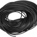 uxcell Screen Spline, 0.09"x100FT Round Window Screen Repair Retainer Spline for Door Window Screens Replacement, Black