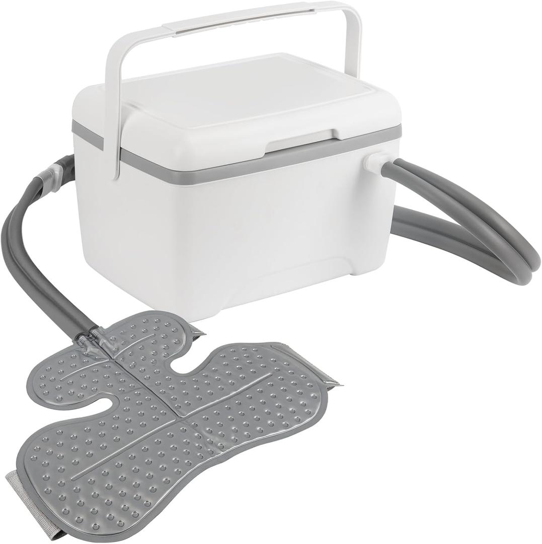 Cold Therapy Machine for Shoulder After Surgery, Cold Therapy System with Leak-Proof Design,Timer, 5-Level Flow, 9 QT