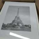 upsimples 16x20 Picture Frame, Display Pictures 11x14 with Mat or 16 x 20 Without, Wall Hanging Poster Frame, White, 1 Pack