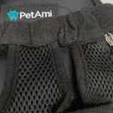 PetAmi Dog Carrier Backpack, Adjustable Dog Pet Cat Front Carrier Backpack | Ventilated Dog Chest Carrier for Hiking Camping Travel, Sling Bag for Small Medium Dog Cat Puppies, Small, 5-9 lbs, Black