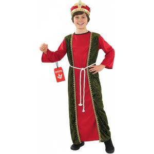 fun shack Red Wise Man Costume for Kids, Wiseman Costume Boys, Nativity Costumes for Kids, Boys Christmas Costumes (Medium)