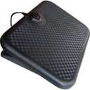 Cozy Products Toasty Toes Foot Warmer, Ergonomic Heated Footrest with 3 Adjustable Positions and 2 Heat Settings, Portable Space Heater, 105 Watts, Black, 12" x 18" x 5"