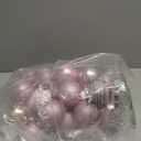 30ct Christmas Ball Ornaments, 3.15" Shatterproof Christmas Tree Decorations, Perfect Hanging Ball for Indoor/Outdoor Holiday Wedding Party Decor (Rose Gold)