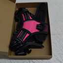 PoyPet No Pull Dog Harness, No Choke Front Lead Dog Reflective Harness, Adjustable Soft Padded Pet Vest with Easy Control Handle for Small to Large Dogs(Pink, S)