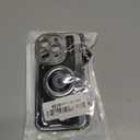 3D Vintage Camera Phone Case with Hand Strap - Unique Cool Silicone PC Shockproof Crossbody Protective Case for iPhone 15 Pro-Black