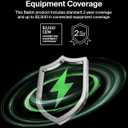 Belkin Nintendo Switch 2 Case w/Integrated 10,000mAh Power Bank Charger, Portable Hard Shell Protective Carrying Case with Pockets for AirTag, Game Cartridges for Travel - Charcoal (Black)