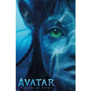 Avatar: The Way Of Water (2022) - Face One Sheet Wall Poster, 34L" x 22.4W", Premium Unframed Version, Pack.of 3