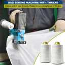 Portable Bag Sewing machine, Heavy Duty Bag Closing Machine For Burlap Bags Sand Bags Come With Thread