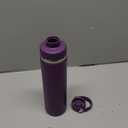 Hydro Flask Water Bottle - Insulated Stainless Steel - Wide Mouth Flex Chug Lid, Non Spill, Leakproof in 24 Oz Beachplum Purple