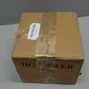 5 Inch Dryer Wall Vent Cover, HG Power Metal Wall Vent Cap Outside with Removable Screen & Cushioned Non-Return Flap for Home Wall, Air Condition, Range Hoods, Kitchen, Opening Diameter: 4.7" (White)