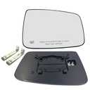 Ram Passenger Right Side Heated Mirror Glass Compatible with 2009-2018 Dodge Ram 1500 2500 Right Power Heated Convex Mirror Glass 68050298AA, 68079362AA