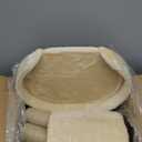 Amazon Basics Multi- Platform Cat Tree with Scratching Post for Indoor Cats up to 25lbs, 18 x 14 x 22 Inches, Beige