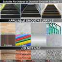 SMILOOL Outdoor Stair Treads Non-Slip Step Strips for Wooden Steps 5 Pack 8 x 30 Anti Slip Grip Tape Precut for Outside Stairs, Non Skid Stair Tread Mats Weather Resistant for Outdoors, Black