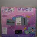 Gabby's Doll House Girls Folding Table & Chairs Set for Kids and Toddlers 36 Months Up To 7 years, Includes: 1 Table (36"L x 24"W x 20"H), 2 Chairs (13"L x 13.5"W x 21"H) Weight Limit: 70 lb