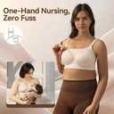 Nursing Bras for Breastfeeding Seamless Maternity Bra Wireless Pregnancy Sleep Bralette Natural Shape Support (XL)