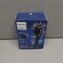 Philips Norelco Shaver 3900 Series, Wet and Dry Electric Shaver, P-Cap, Travel Pouch, Charging Stand, Storm Blue, Model S3341/92 (Silver New)