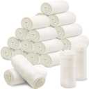 24 Pcs Fleece Blankets Bulk 60 x 50 in, Soft Lightweight Throw Blankets in Bulk for Wedding Bed Couch Outdoor Use Homeless, Large Cozy Wool Valentine's Blankets(White)