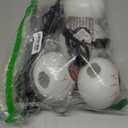 Halloween Pathway Lights, 7Ft Halloween Walkway Lights Outdoor Spooky Landscape Walkway Eyeball with 4 LED C7 Bulbs for Hunting Party Yard Novelty Fall Decor 4PK