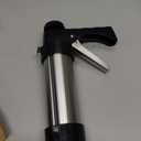 Cookie Press Gun Kit Stainless Steel Spritz Cookie Press for Baking Icing Gun with 13 Cookies Discs and 8 Piping Tips for DIY Biscuit Maker, Cake Icing Decoration (COLOR:silver)