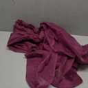 OWENIE Plum Sheer Curtains 63 Inches Long 2 Panels Set, Light Filtering Voile Fimly Sheer Curtains & Drapes for Living Room Bedroom, 2pcs, Plum, Each 42" W x 63" L Inch