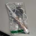 Large Curling Iron 2 Inch Barrel, Long Barrel Curling Wand for Hair, Ceramic Tourmaline Hair Styling Tool, Double Voltage, White