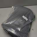 Lumbar Support Pillow with Adjustable Straps for Lower Back Pain Relief. Memory Foam Lumbar Support Pillow for Car, Bed, Office Chair, Gaming Chair, Recliner, Improves Posture Black