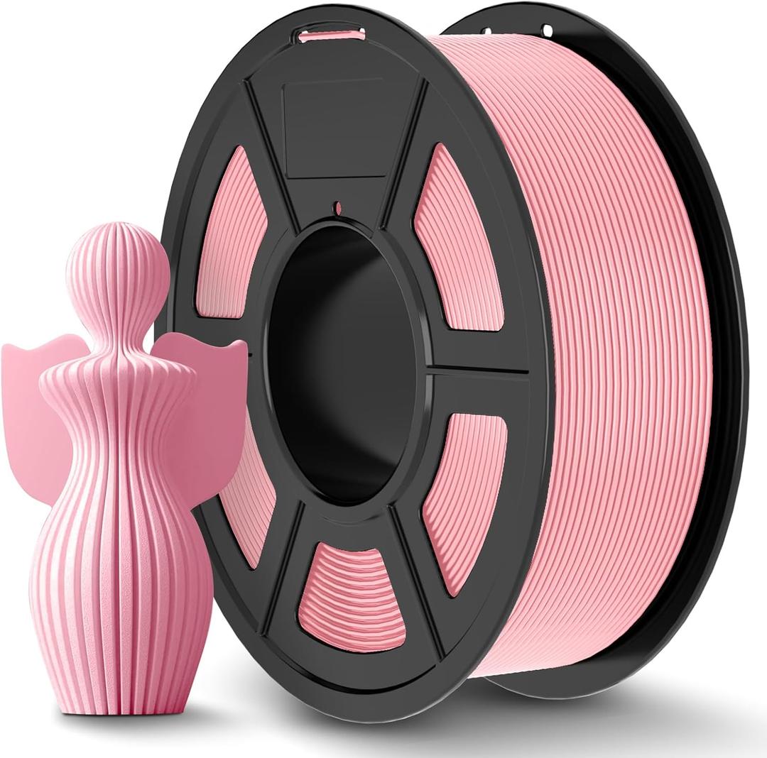 JAYO PLA+ Filament 1.75mm Pink 1.1kg, Enhanced PLA 3D Printer Filament for Stronger & Tougher Prints, High Strength & Durability, Dimensional Accuracy 0.02mm
