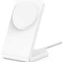 Mag.Safe Charger - iPhone Charger Stand, Magnetic Fast Wireless Charger for iPhone 17/16/15/14/13/12 Series - White