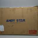 ANDY STAR 24"x40" Gold Mirror, Brushed Brass Scalloped Wall Mirror, Unique Rectangle Mirror, Bathroom Vanity Mirror in Anti-Rust Stainless Steel Metal Frame 1’’ Deep, Hangs Vertically/ Horizontally