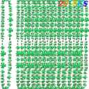 CAMIRUS 20 PCS St. Patrick's Day Shamrock Bead, Metallic Green Happy St. Patricks Day Beads for Kids Dressing-up Accessories, St. Patrick Party Favors Supplies