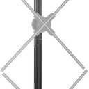 Missyou 3D Hologram Fan Stand for Exhibition Display - Vertical 3-Unit Splicing Bracket Fits 56/65/70cm Projectors - Heavy Duty Metal Wall Structure - Tech Gift for Festivals (Fans Not Included)