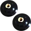 Hook and Loop Backer Pads,4 inch Hook and Loop Backing Pad for Grinder (2pcs - 4" - Arbor 5/8" 11)