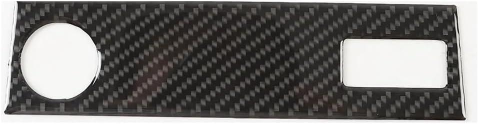 Soft Carbon Fiber Car Gear Panel Frame Water Cup Holder Panel Frame Sticker Car Interior Accessories Compatible for BMW X1 U11 2023-2024(32)