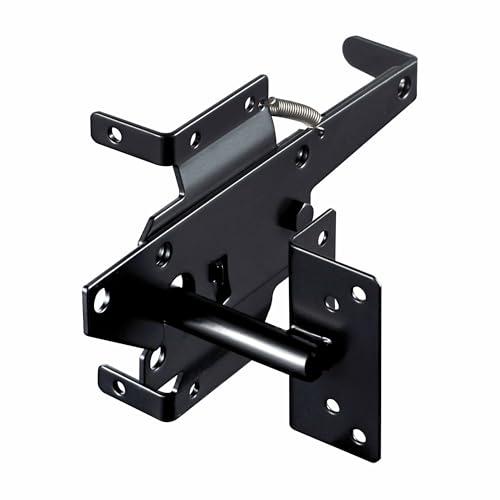 skysen Carbon Steel Vinyl Wood Fence Post Mount Gate Latch(2066-cs-p)