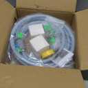 Adjustable Long Range Downstream Injection Nozzle Kit 2-2.5 GPM, Pressure Washer Spray Nozzle, Spray Nozzle Pressure Washer with 1/4" Quick Connect/15FT Hose/Shut-off Valve/Filter.2000 to 3000 PSI.