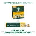 Starbucks by Nespresso Vertuo, Blonde Roast Espresso, 50-count Espresso Pods, Brews, 1.35 oz. (EXP 07/10/26)