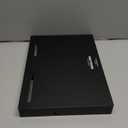 BedShelfie Wood Bedside Shelf for Bunk Bed & Top Bunk, College Dorm Room Essentials, Loft Nightstand, Floating Bed Side Table Tray Storage, Dorm Room Decor by Smallish - (Flexfit Bamboo Model, Black) (FlexFit (13.75 x 9.5 inches))