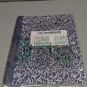 Affrolling 2 Pack Carbonless Lab Notebook Carbon Copy 8.5'' x 11'' 50 Set of Pages 100 Pages Total Laboratory Engineering Chemistry Computation Notebook Science Grid Total Coil Binding(Blue and White)