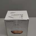 Cool Mist Humidifiers for Bedroom - 1.5L Small Quiet Ultrasonic Air Humidifier with 5 Filters Colorful Night Light for Baby Kids Plant Office Nursery Work Home Living Room Office Indoor (White)