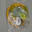 72" Flexible Gas Line Hose,Appliance Gas Line with Connector 1/2" MIP 1/2"FIP Fitting OD(1/2" ID) Gas Range Connector Kit for Stove,Gas Stove,Dryer,Water Heater By MIFLUS