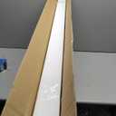 NeuType 44"x16" Wall Mounted Full Length Dressing Mirror, Polymer Frame, Black, No Stand