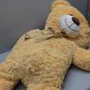 MorisMos 47inch Giant Teddy Bear Stuffed Animal 4ft, Large Teddy Bear Plush, Big Stuffed Bear Gifts for Kids, Girls, Girlfriend, Women on Baby Shower, Valentine, Christmas, Birthday (Light Brown)