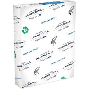 Hammermill Printer Paper, Great White 50% Recycled Paper, 8.5 x 11 - 1 Ream (500 Sheets) - 92 Bright, Made in the USA