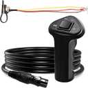 12V 500A 12000Lb Winch Hand Wired Remote Controller Kit with Control Socket Assembly for UTV ATV Winch Control Box